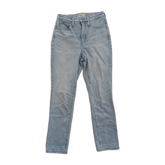 Madewell The Perfect Curvy Vintage Jeans Size 27 Blue Denim Stretch Fiore Wash - Picture 2 of 16